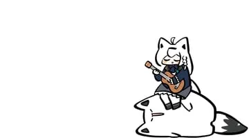 fubuzilla (shirakami fubuki), shirakami fubuki (hololive, the carpenters (band)) by reiruka