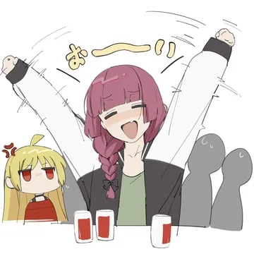 hiroi kikuri ijichi seika (bocchi the rock!) by cosmo sssss