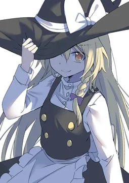 kirisame marisa (touhou) by e.o.