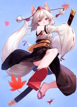 chen, himekaidou hatate, inubashiri momiji, momiji inubashiri (touhou) by junwool