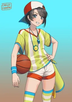 oozora subaru, oozora subaru (1st costume) (hololive) by carlo montie