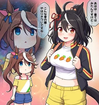 kitasan black, tokai teio (umamusume) by takiki