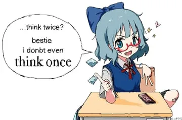 cirno (touhou) by aiu404l