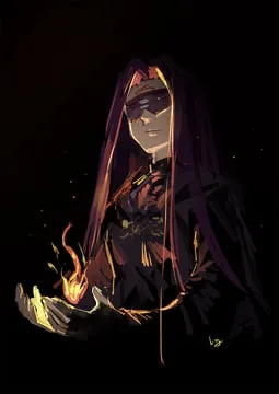 fire keeper, medusa (fate), medusa (rider) (fate) (dark souls iii, dark souls (series), fate (series), fate/stay night) by club3