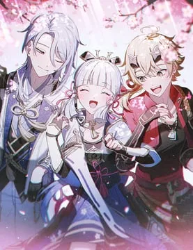kamisato ayaka, kamisato ayato, thoma (genshin impact) by haragaita i