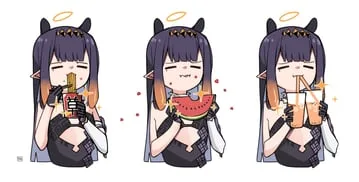 ninomae ina'nis, ninomae ina'nis (1st costume) (hololive english) by num (angrynum)