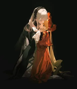 shinku suigintou (rozen maiden the kiss) by kinoko83954937