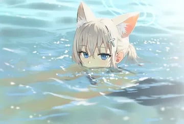 shiroko, shiroko (swimsuit) (blue archive) by wasabi60