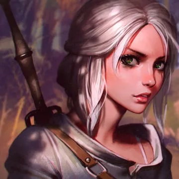 ciri (the witcher 3, the witcher (series)) by ilya kuvshinov