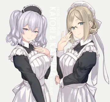 kashima (kancolle), katori (kancolle) (kantai collection) by rokuwata tomoe
