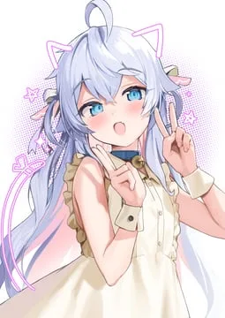 kagura nana (indie virtual youtuber) by kanzarin