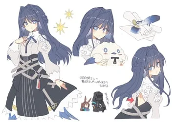 amiya, astesia, doctor (arknights) by satou kibi