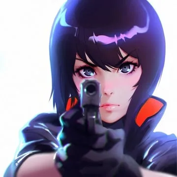 kusanagi motoko (ghost in the shell: sac 2045) by ilya kuvshinov