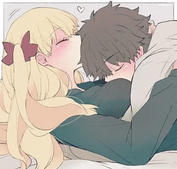 ereshkigal (fate), fujimaru ritsuka (male) (fate/grand order, fate (series)) by azumi (myameco)