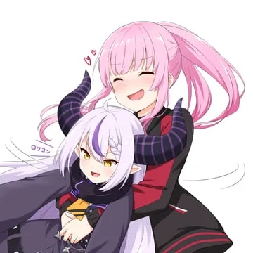 la+ darknesss, la+ darknesss (1st costume), mori calliope (hololive english) by felutiahime
