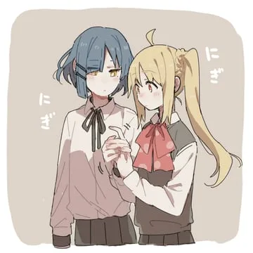 ijichi nijika, yamada ryo, yamada ryou (bocchi the rock!) by ree (re-19)