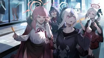 aru (blue archive) haruka (blue archive) kayoko (blue archive) mutsuki (blue archive) (blue archive) by miyabino (miyabi1616)