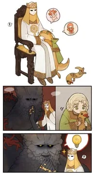 abductor virgin, lady tanith, rya, rykard lord of blasphemy (elden ring) by donar0217