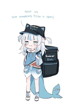 gawr gura (hololive english) by shouu-kun