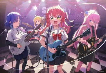 gotou hitori ijichi nijika kita ikuyo yamada ryou (bocchi the rock!) by ayataka