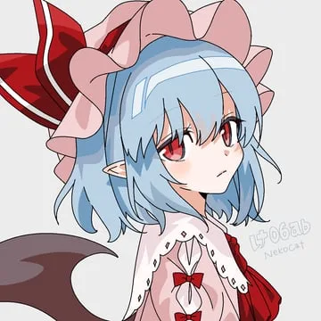 remilia scarlet (touhou) by gotoh (nekocat)