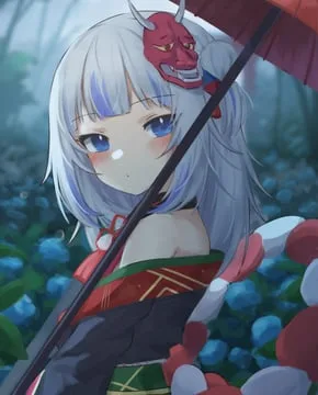 gawr gura, nakiri ayame (hololive english) by klaius