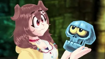 inugami korone, mumbo jumbo (banjo-kazooie, hololive) by 2snacks (artist)