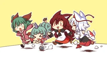 imaizumi kagerou, inubashiri momiji, kasodani kyouko, komano aunn, momiji inubashiri (touhou) by wool (miwol)