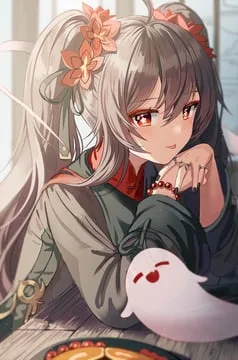 boo tao, hu tao (genshin impact) by silence girl