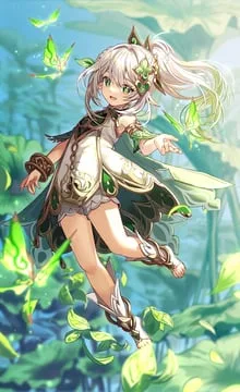 crystalfly, nahida (genshin impact) by silence girl