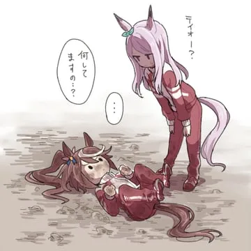 mejiro mcqueen (umamusume) tokai teio (umamusume) (umamusume) by ree (re-19)