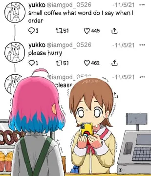 aioi yuuko, yumemi riamu (among us, idolmaster cinderella girls, nichijou, twitter) by aiu404l