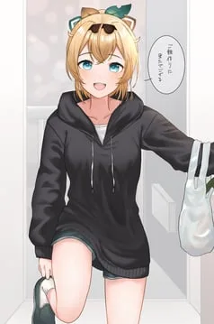 kazama iroha (hololive) by yoshioka (today is kyou)