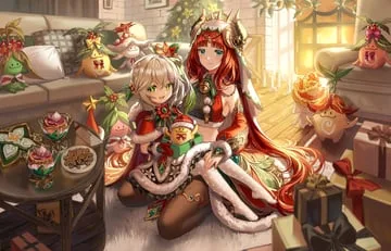 aranara, nahida, nilou (genshin impact) by silence girl