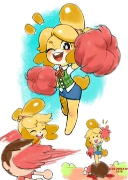 isabelle, villager (animal crossing, nintendo, super smash bros.) by colo (nagrolaz)