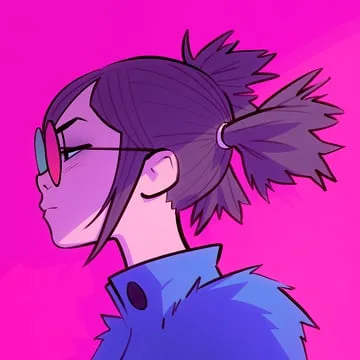 noodle (gorillaz) by ilya kuvshinov