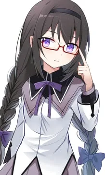 akemi homura (mahou shoujo madoka magica) by e.o.