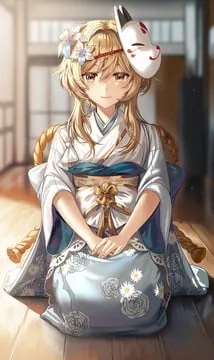 beidou (cadillac), beidou, crystalfly, kamisato ayaka, kamisato ayaka (heytea), lumine, lumine (sweets paradise), nahida, raiden shogun (genshin impact) by silence girl