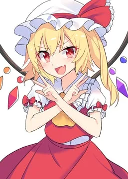 flandre scarlet (touhou) by e.o.