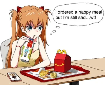 ayanami rei, ikari shinji, neco-arc, souryuu asuka langley (chicago white sox, major league baseball, mcdonald's, neon genesis evangelion, tsukihime) by aiu404l