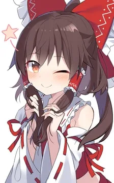 hakurei reimu (touhou) by e.o.