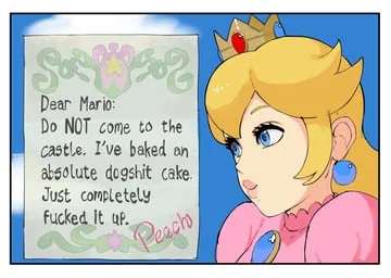 mario, princess peach (mario (series), super mario 64) by giganticbuddha
