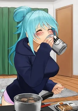 aqua (konosuba) (kono subarashii sekai ni shukufuku wo!) by izawa (bhive003)