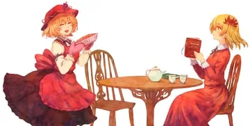 aki minoriko, aki shizuha (touhou) by terrajin