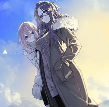 kagamihara nadeshiko kagamihara sakura (yurucamp) by senmu (senmudayo)