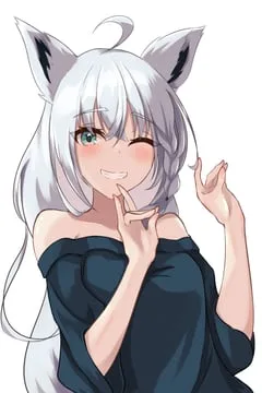 shirakami fubuki (hololive) by nishiki yuno