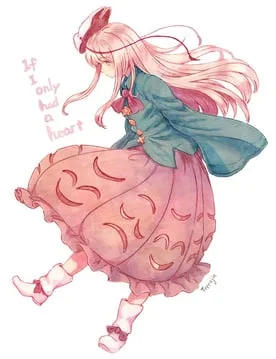 hata no kokoro (touhou) by terrajin