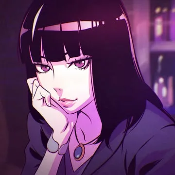 kurokami no onna (death parade) by ilya kuvshinov