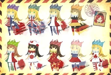 clownpiece, hecatia lapislazuli (axis powers hetalia, touhou) by fuuga (perv rsity)