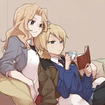 darjeeling, kay (girls und panzer) by ree (re-19)